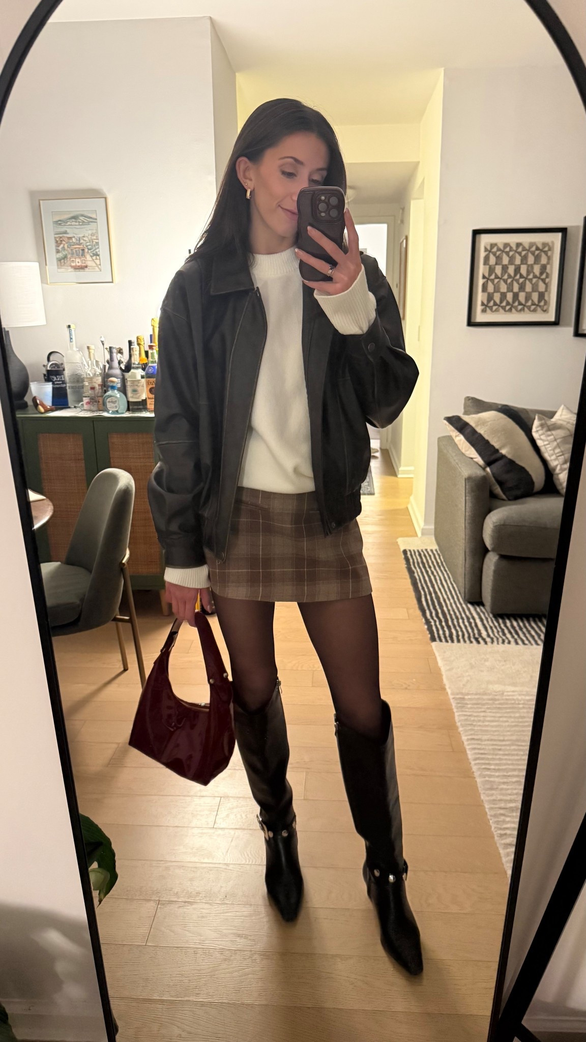 some fall favorites 🍂🍁🤎 the red purse isn’t currently on lulus but l linked similar options! the tights are my favorite from calzedonia

#LTKSeasonal #LTKShoeCrush #LTKFindsUnder100