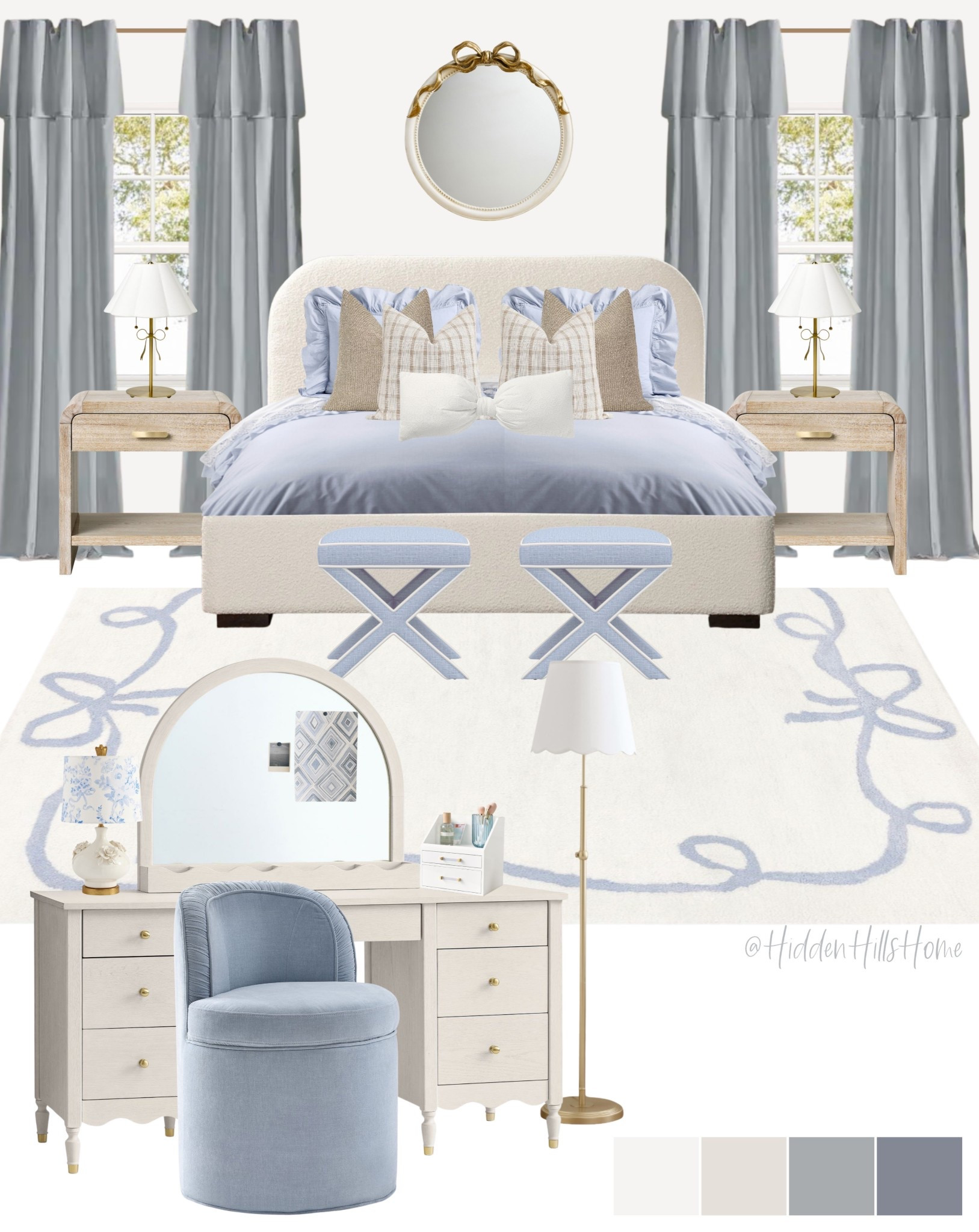 Preppy blue teen girls bedroom decor ideas, LoveShackFancy bedroom, girls bedroom ideas, teen girls room decor, blue girls bedroom, grand millennial kids room, preppy girls bedroom, cottage bedroom decor, pottery barn teen, feminine bedroom ideas, girls room mood board, home decor 


#LTKHome #LTKSaleAlert #LTKKids
