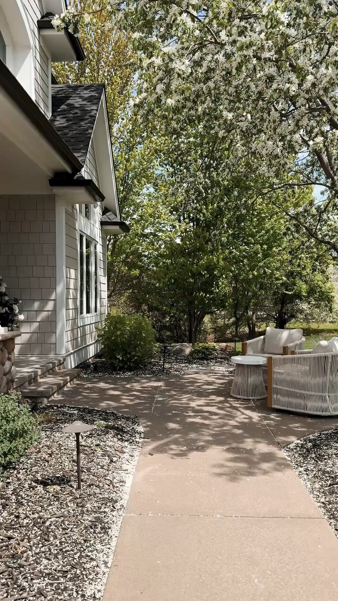 #ad It’s all about the curb appeal! I got our front door area ready for the seasons ahead with the prettiest new outdoor conversation set from @Wayfair . They are total perfection from the rope design, performance outdoor fabric And of course that swivel! I kept our front door simple With my favorite planters and faux rose bushes. 

#wayfair #wayfairpartner #wishyouwerehere #outdoor

#LTKSaleAlert #LTKHome #LTKSeasonal