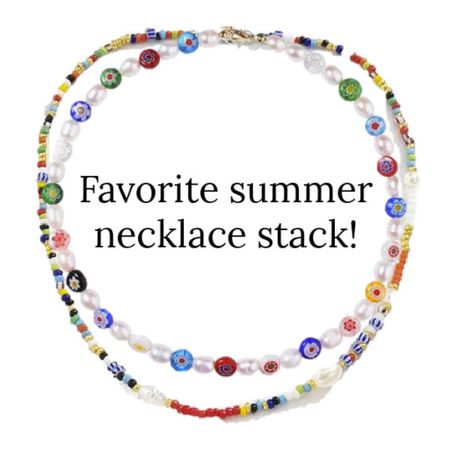 This fun necklace stack is a favorite for summer! 
.
Amazon finds necklace layering beaded necklace 

#LTKfindsunder50 #LTKSeasonal #LTKstyletip