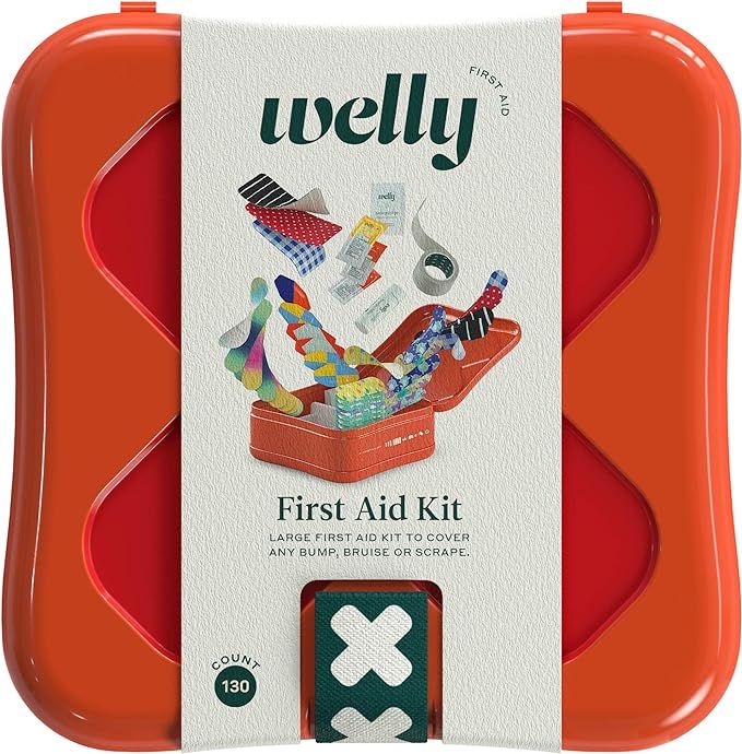 Welly First Aid Kit - Bravery Badges in Flexible Fabric and Waterproof, Tape and Non-Stick Pads, ... | Amazon (US)