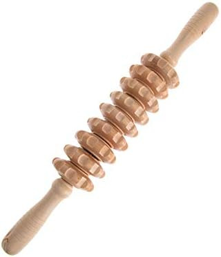 Liitrton Manual Wooden Fascia Massage Roller Trigger Points for Release Cellulite Sore Muscle Blasti | Amazon (US)