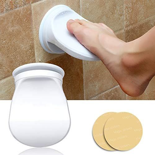 Shower Foot Rest for Shaving Legs, No Drilling is Needed Non-Slip Bathroom Pedal with Powerful Su... | Amazon (US)