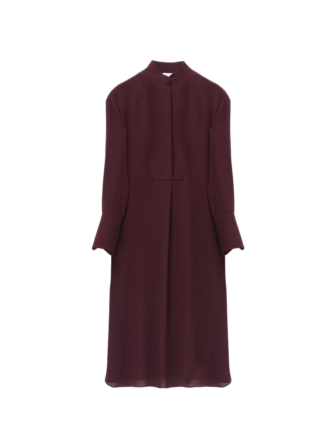 Alexander McQueen Georgette Shirt Dress | Senser US
