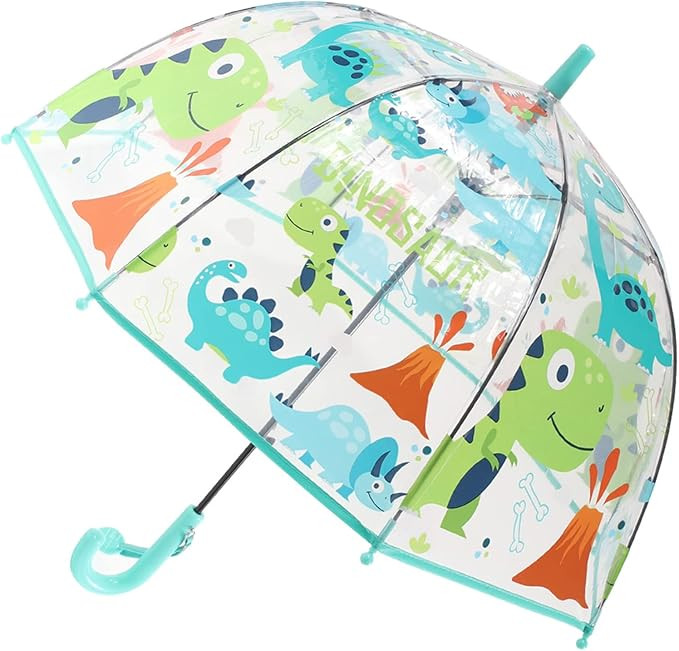 MRTLLOA Kids Clear Bubble Umbrella with an Easy Grip Curved Handle, Safety Transparent Dome Bubbl... | Amazon (US)