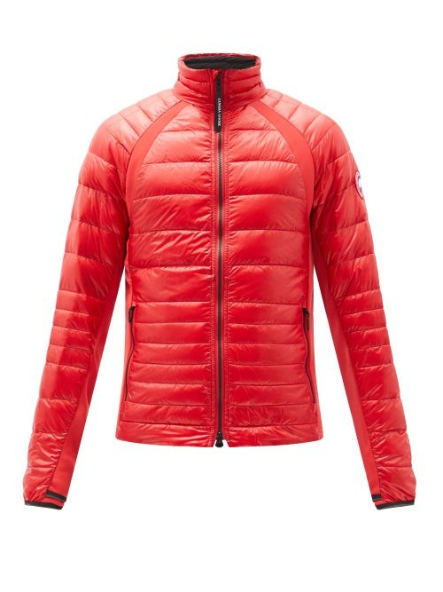 Canada Goose - Hybridge Lite High-neck Down Jacket - Mens - Red | Matches (US)