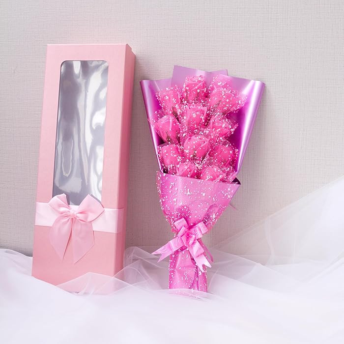 Abbie Home 11pcs Scented Forever Rose Bouquet with Gift Box- Birthday Mother's Day Graduation Wed... | Amazon (US)