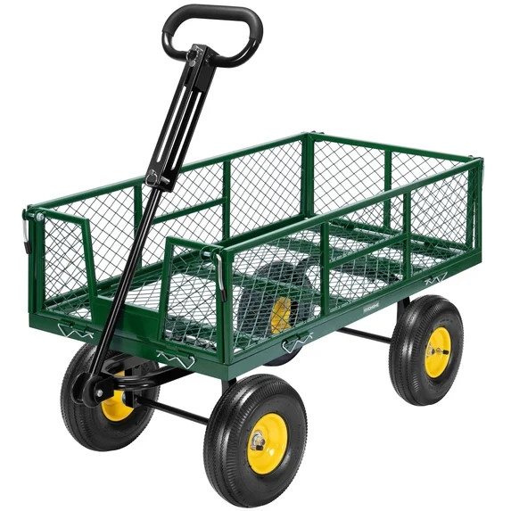 SPECSTAR Steel Wagon Cart 900lbs Capacity, with 10 inch Tire and Handle Attach to ATV or Tractor,... | Walmart (US)
