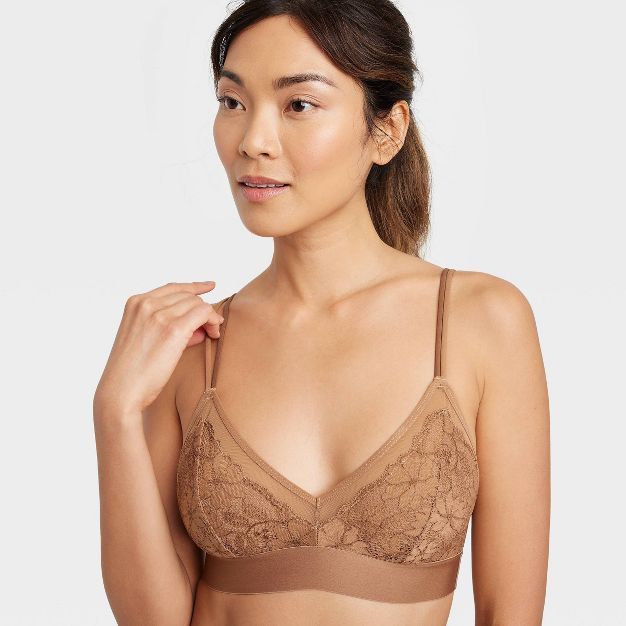 Women's Lace and Mesh Bralette - Auden™ | Target