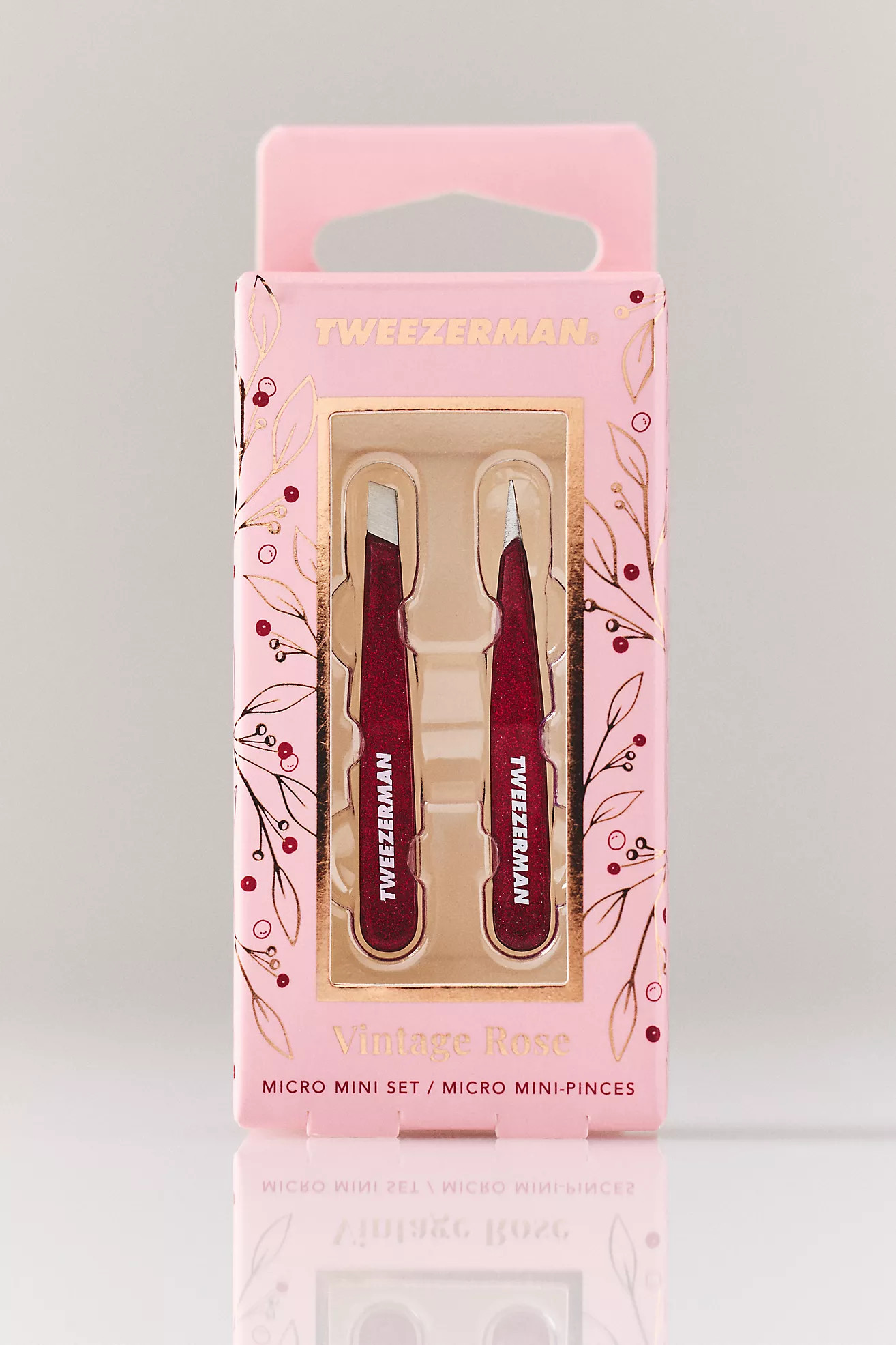 Tweezerman Vintage Rose Micro Mini Tweezer Set | Anthropologie (US)