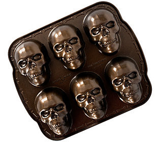 Nordic Ware Haunted Skull Cakelet Pan | QVC