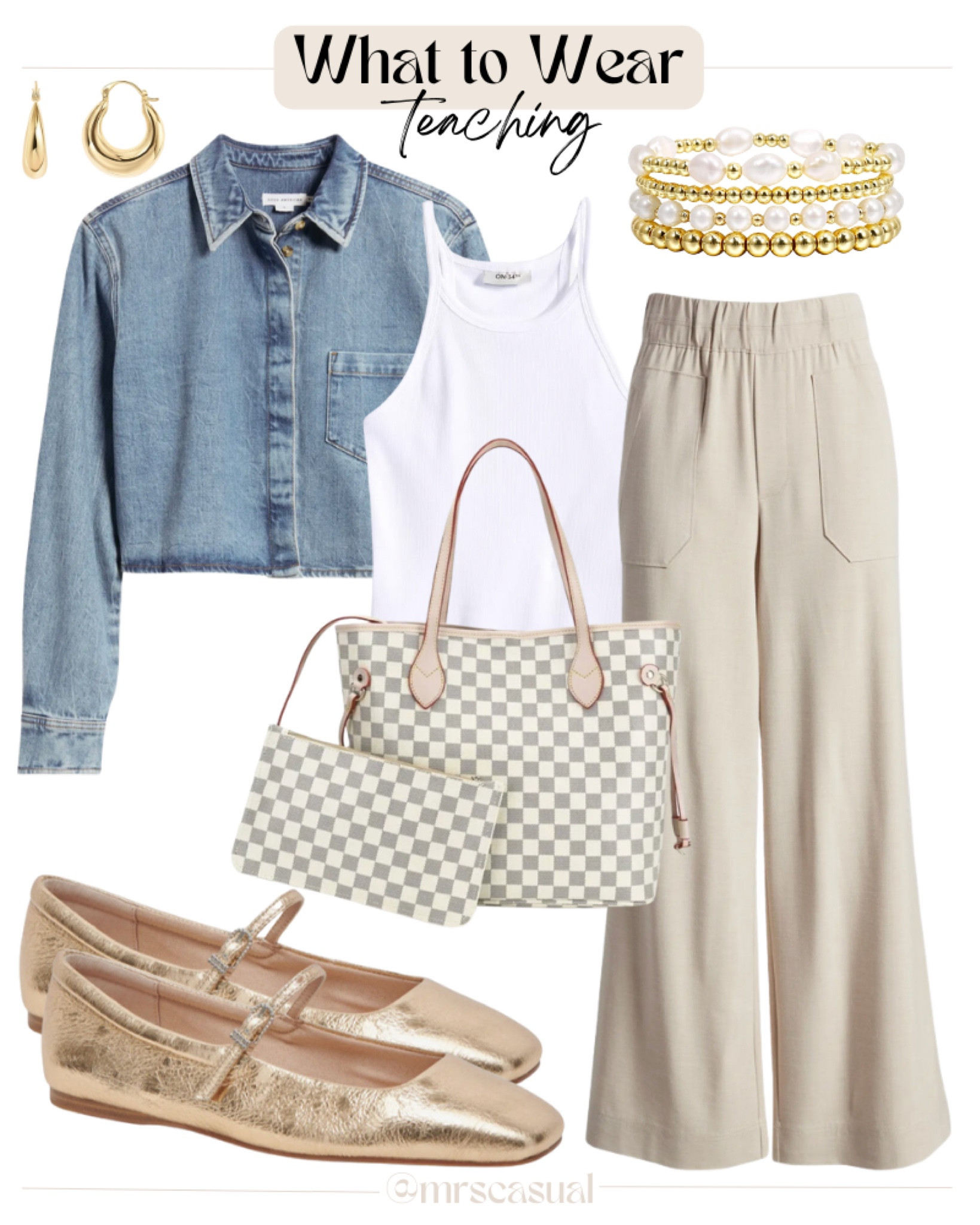 Perfect wide leg linen pants teaching outfit idea 

#LTKxNSale #LTKSaleAlert #LTKBacktoSchool