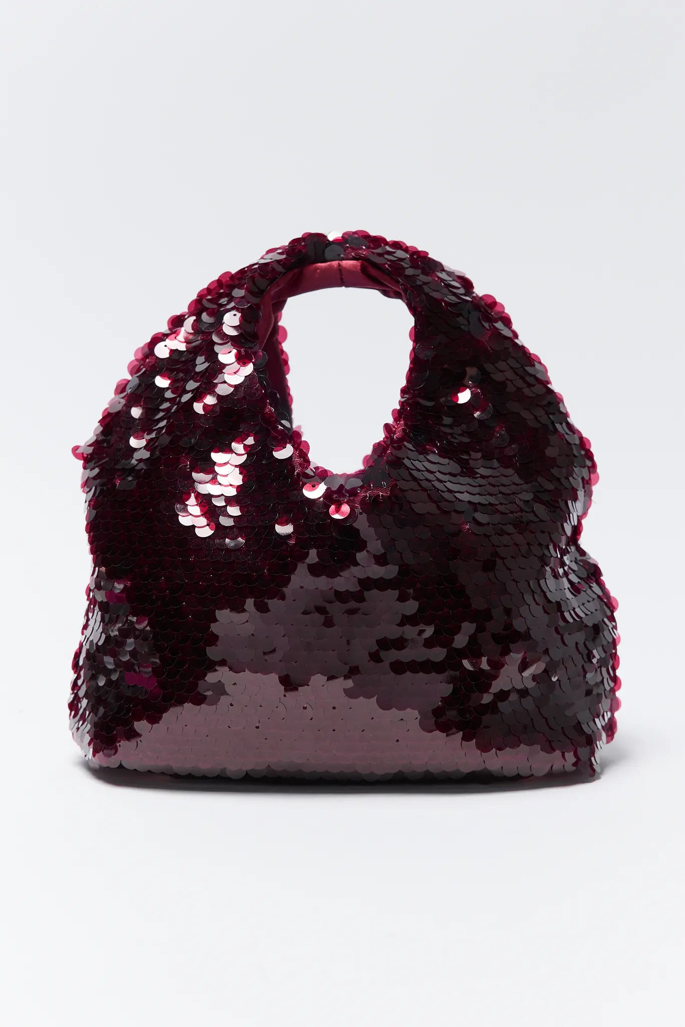 Dahlia Burgundy Sequin Bag | Avara