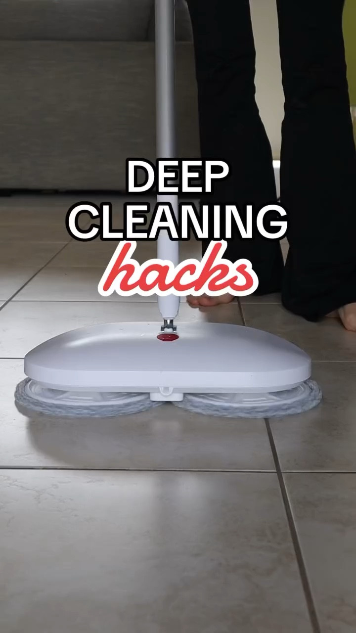 Deep Cleaning Hack 🧽

(You can check this out in my bio 🔗)

If hou are using an electric vacuum, then why arent you using an electric mop?!

This cleaning gadget will give you the professional mopping and scrubbing boost that an hour of elbow grease just cant! 

It is rechargeable, cordless, absorbent, and has a built in water tank for you to spray as you go. 

It comes with a smart cleaning bucket that both washes and dries the pads after use in just 30 seconds and your floors will look like they got professionally buffed! 

#deepcleaning #deepcleaningtips #cleaninghacks #cleaningtips #oddlysatisfying #satisfying #cleaning #vacuum #cleaningtiktok #clean #cleantok #broom #sweep #lifehacks #trending #cleangirl #cleangirlaesthetic #electricmop #cleanculture #cleaningasmr