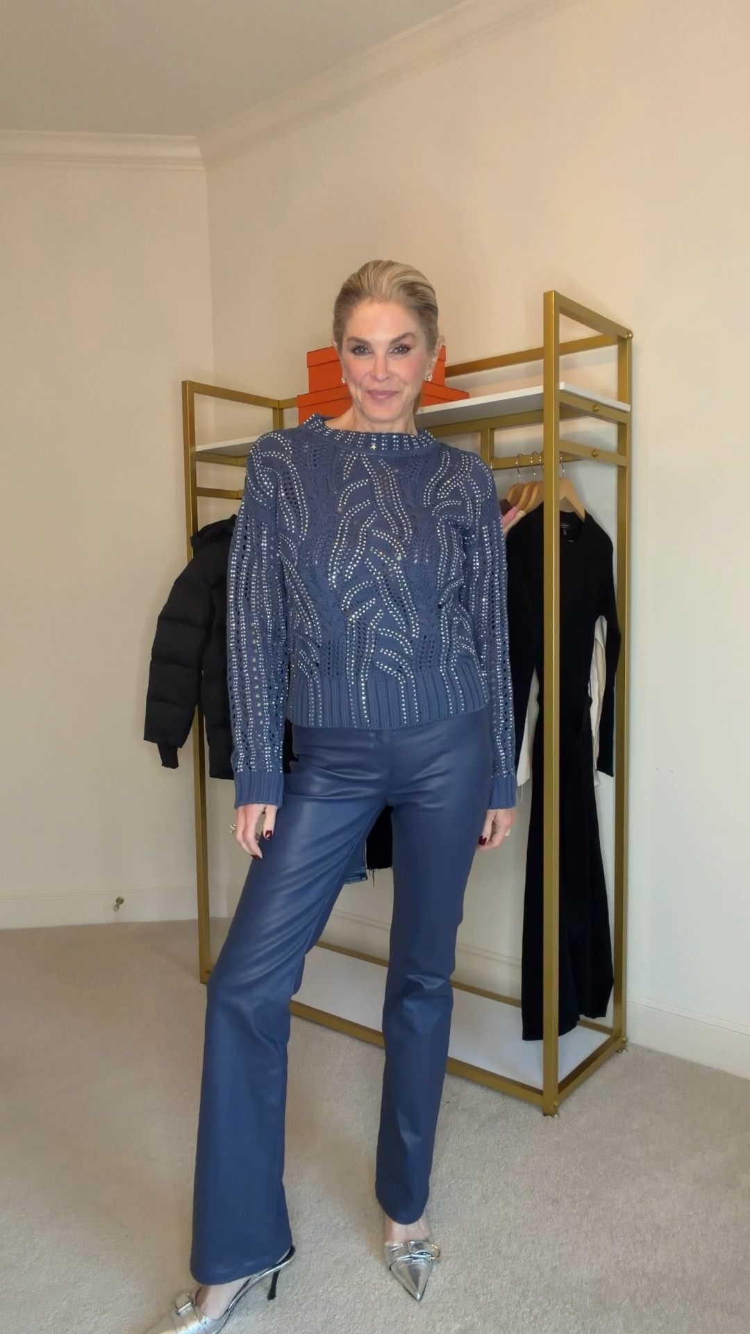 The Noli Shop - 30% off sitewide 
Size up in waxed jean. They are snug. Sweater size S 

#LTKootd #LTKOver40