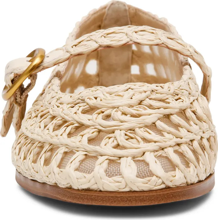 Melody Raffia Mary Jane Flat (Women) | Nordstrom