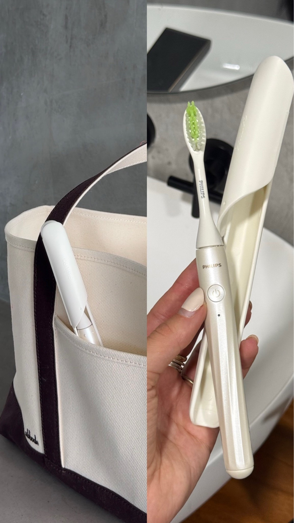 #ad The perfect addition to my work bag so my smile is fresh wherever my day takes me! @Target @philipssonicare #PhilipsPartner #PhilipsSonicare #targetpartner