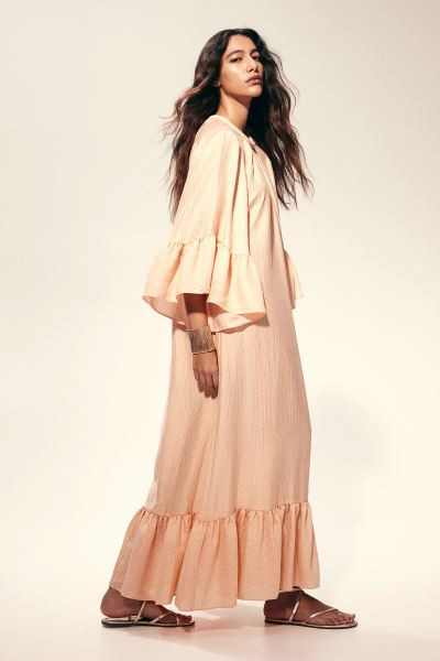 Ruffle-trimmed Kaftan Dress | H&M (US + CA)