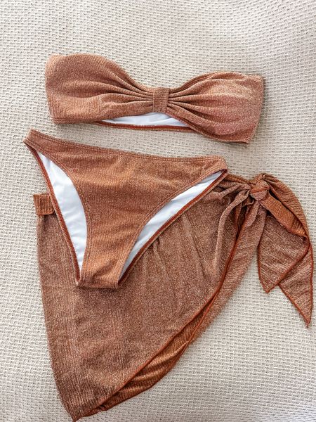 Love this 3 piece swimsuit! Runs TTS. It shimmers in the sun & the coverup is super cute too!

#LTKswim #LTKtravel