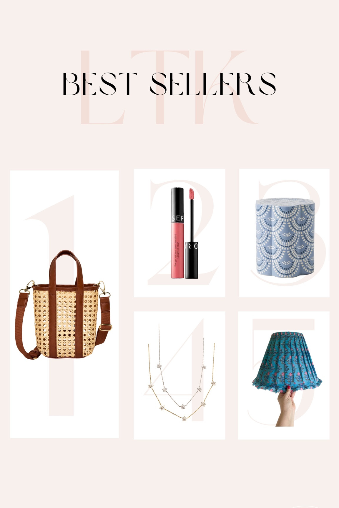 Last week’s best sellers on LTK! 🤍 #Target #lipgloss #stool #necklace #lampshade #Etsy 

#LTKbeauty #LTKfindsunder50 #LTKhome