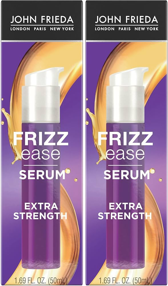 John Frieda Anti Frizz, Frizz Ease Extra Strength Hair Serum with Argan Oil, Anti-Frizz Nourishin... | Amazon (US)