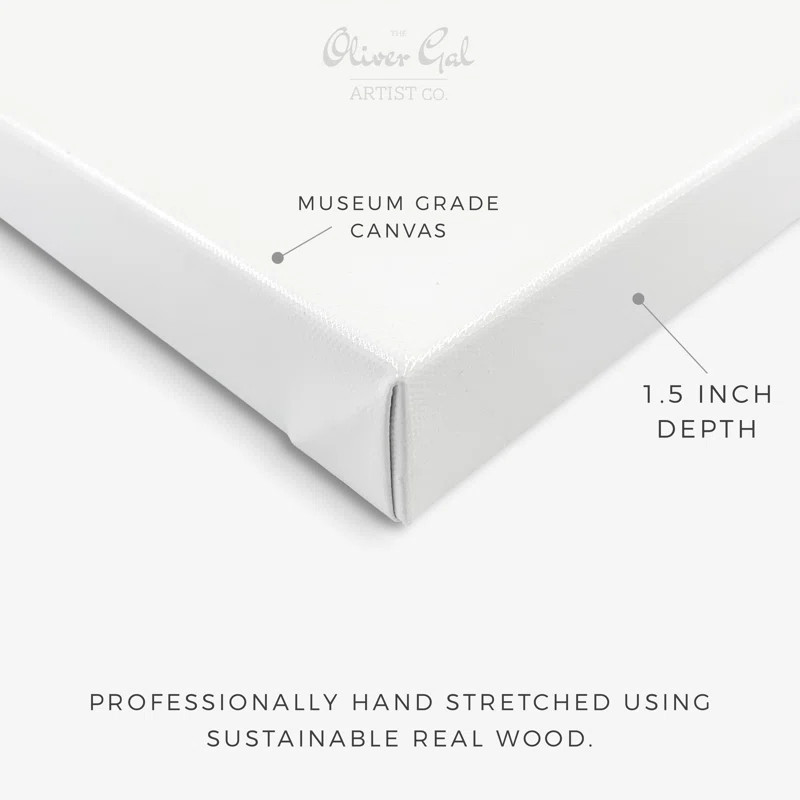 Oliver Gal Fashion and Glam Dramatic Entrance Night, Glam and Canvas Wall Art for Living Room & R... | Wayfair North America
