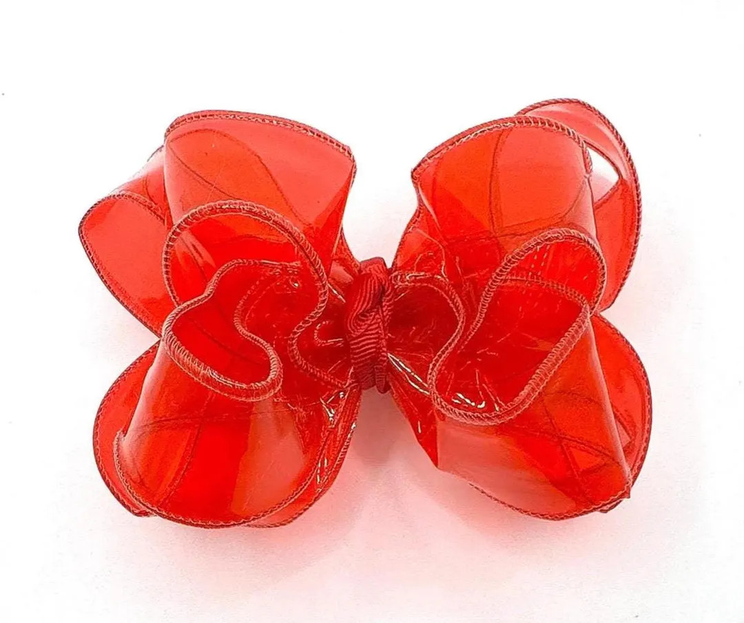 Pool Bows, Jelly Bows, Waterproof Hairbows, Water Proof Bow, Red Pool Bow, Summer Hairbows, Beach... | Etsy (US)