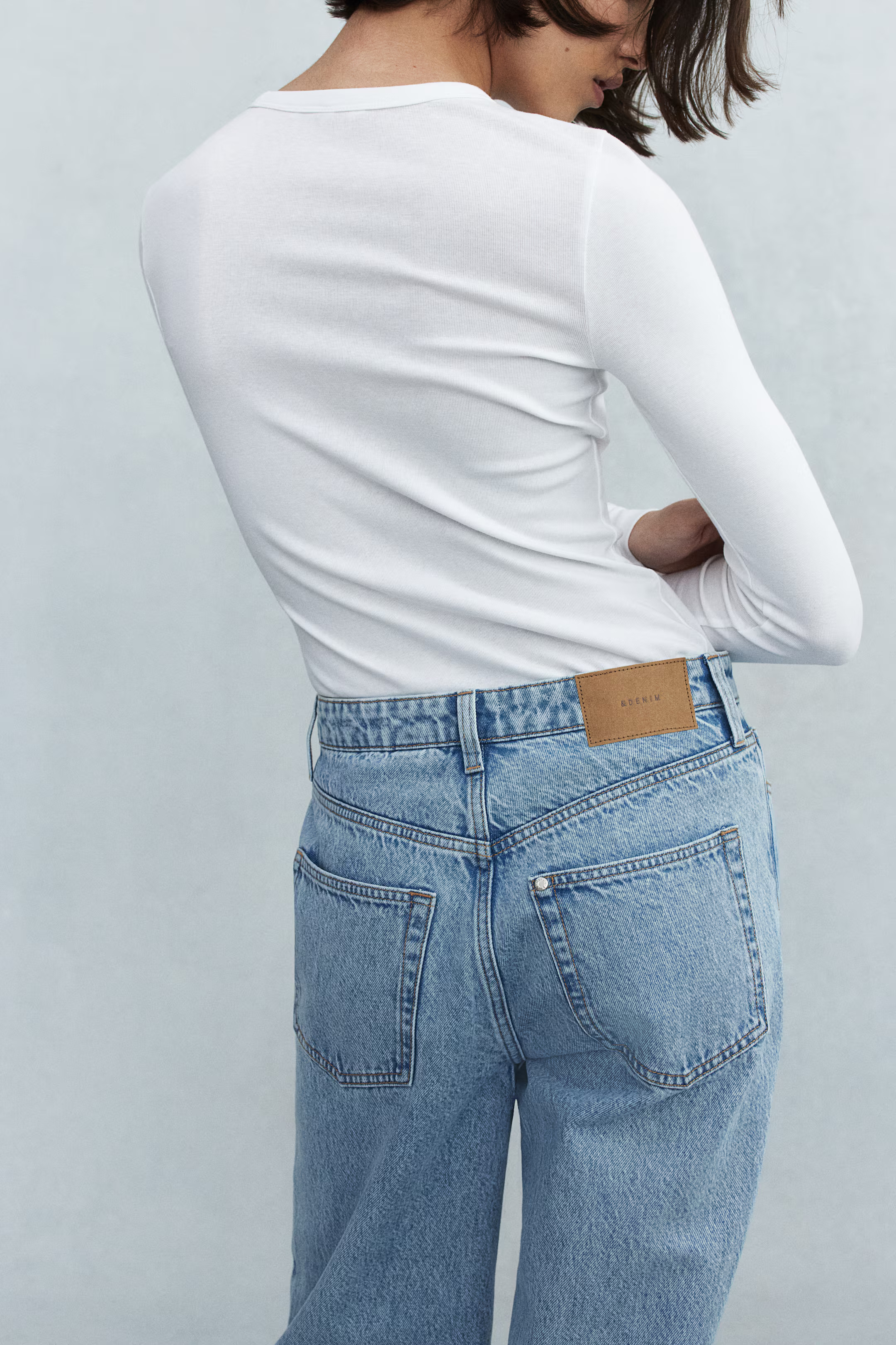 Ava Ultra High Rise Wide Leg Jeans | H&M (US + CA)