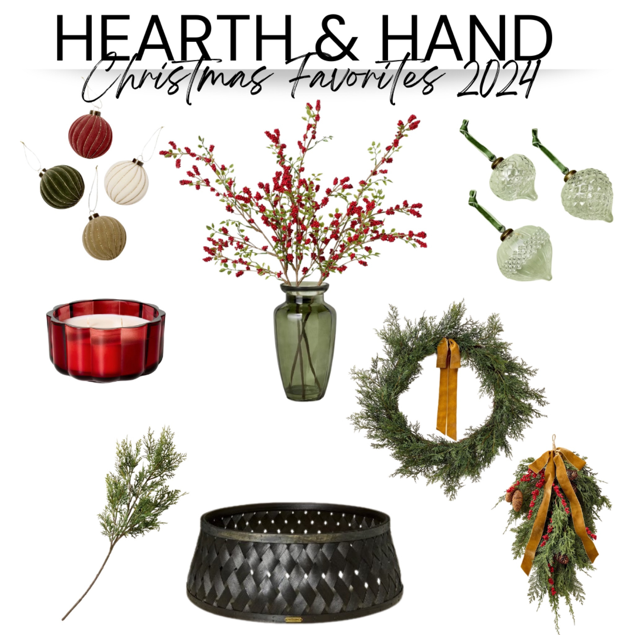 New Hearth & Hand 2024 Christmas Decor! 

#LTKSeasonal #LTKhome #Christmas2024decor #hearth&hanchristmasdecor

#LTKHoliday #LTKxTarget #LTKMidsize