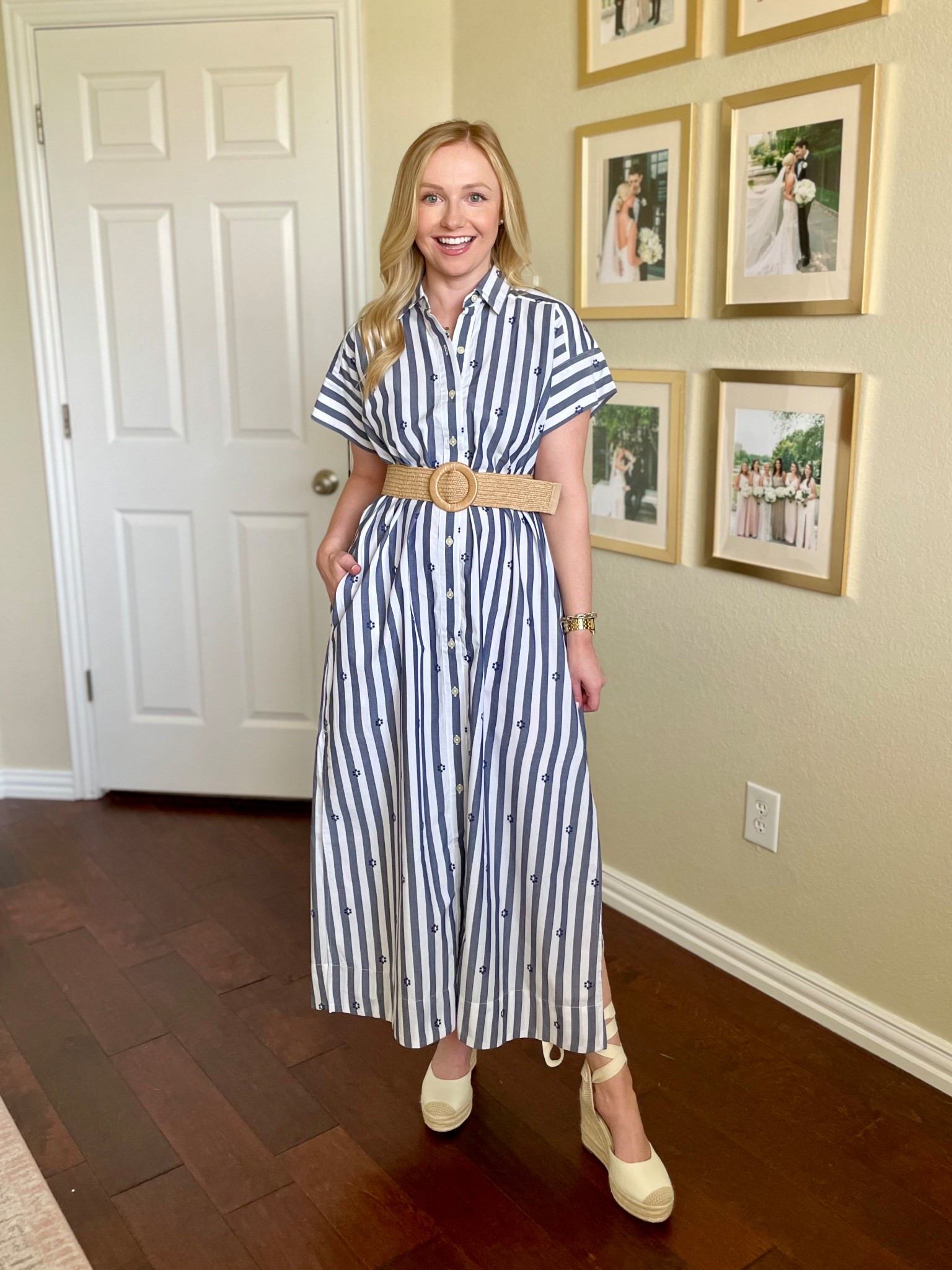 Wearing a 0P! This dress runs large, but is cute with a belt! 

#LTKPetite #LTKSeasonal #LTKStyleTip