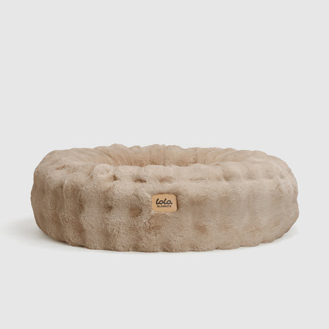 The Lola Bubble Pet Bed | Oat | Lola Blankets