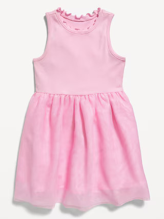 Sleeveless Fit and Flare Tutu Dress for Toddler Girls | Old Navy (US)