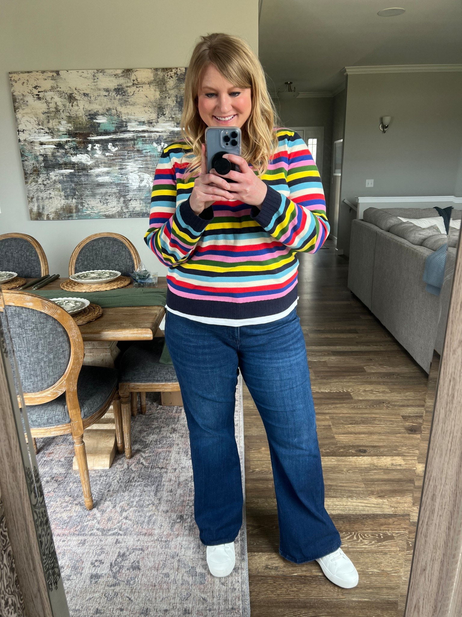 My favorite jeans!!! Love the stretch. They look great all day - no butt sagging at the end of the day  

#LTKSaleAlert #LTKMidsize #LTKFindsUnder100