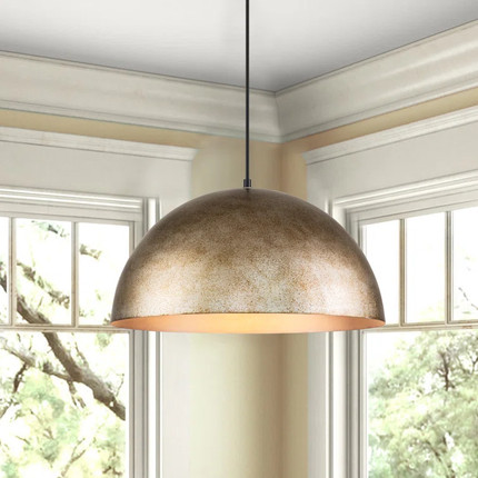 1 - Light Single Dome Pendant Light