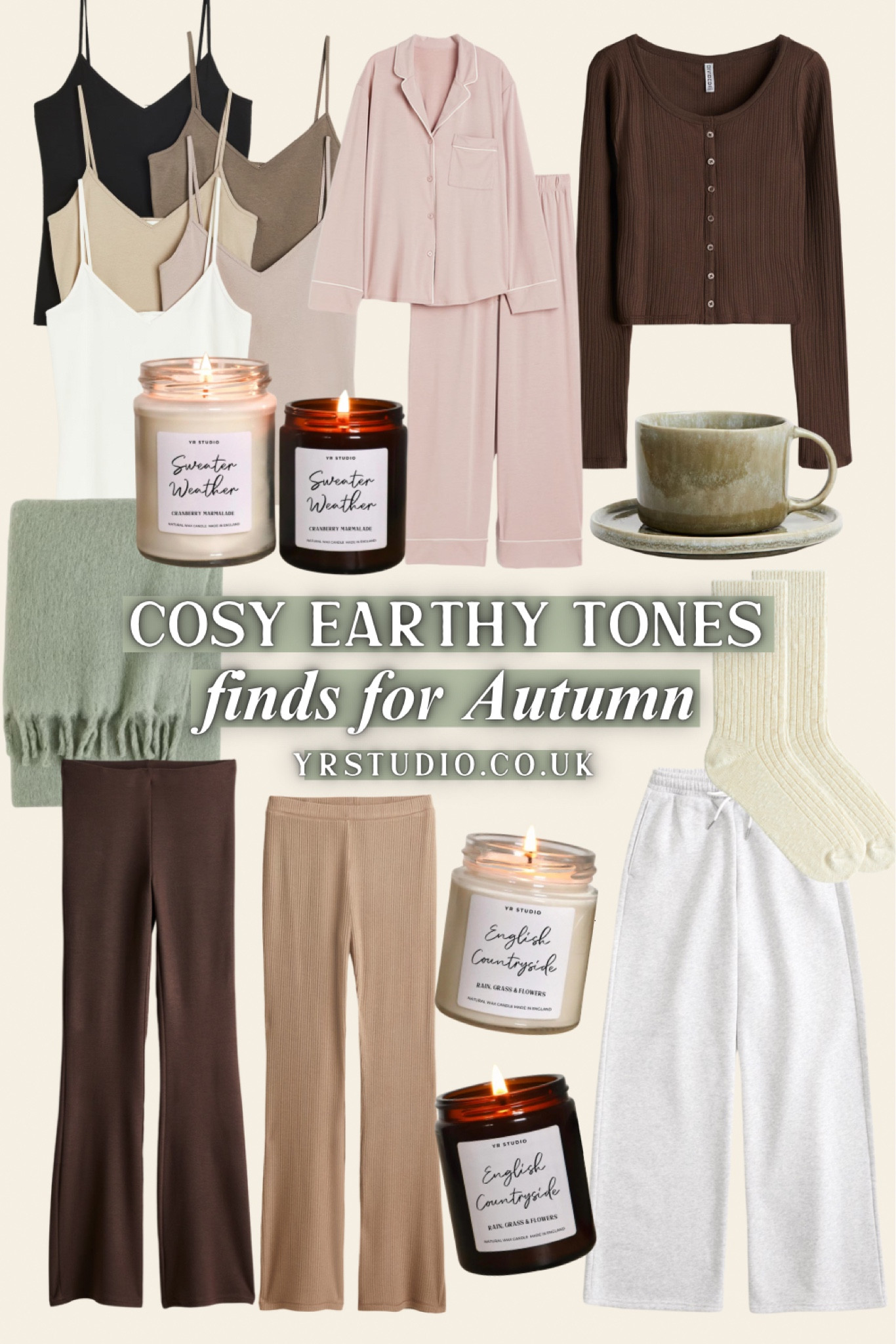 Cosy Autumn loungewear & home decor essentials in the earthly tones inspired by English Countryside ( including sage green and brown - my currently favourite colours!) // I will do a try-on in the next vlog x 

#ltkover30 #Autumn #UK

#LTKuk #LTKautumn #LTKhome