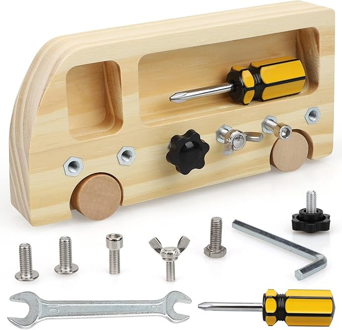 TOY Life Montessori Screwdriver Board Set Sensory Toys Montessori Toys for 4 Year Old Montessori ... | Amazon (US)