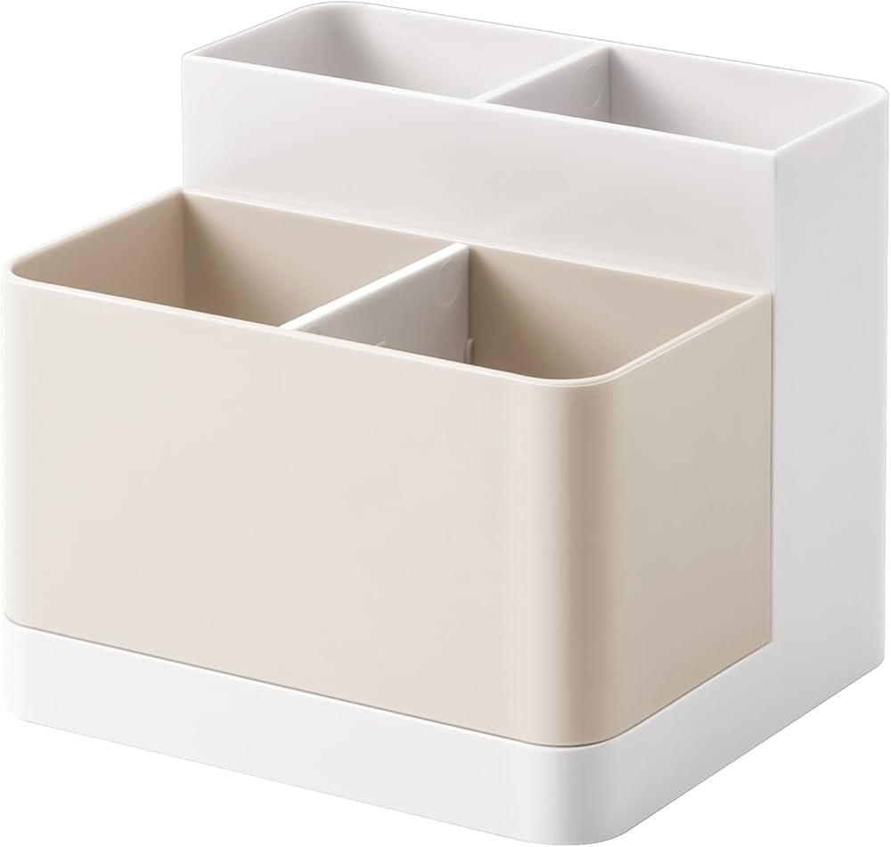 Poeland Desktop Storage Organizer Pencil Card Holder Box Container for Desk, Office Supplies, Van... | Amazon (US)