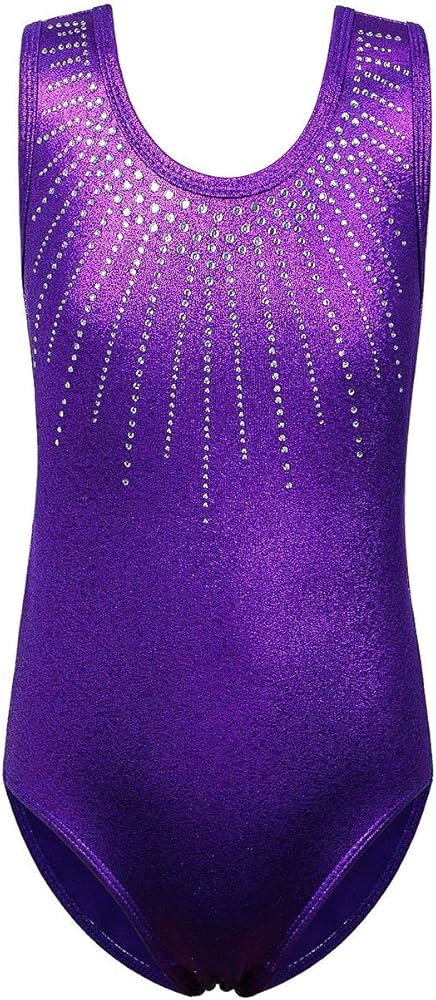 BAOHULU Gymnastics Leotards for Girls Shiny Jewels Kids Athletic Apperal Dance Outfit | Amazon (US)