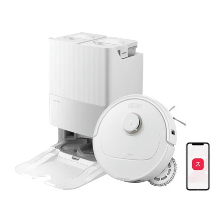 Roborock Qrevo S5V Robot Vacuum and Mop, 12000Pa Suction, FlexiArm Edge Mopping, Auto Mop Washing&Drying, Self-Emptying, Dual Zero-Tangle System, Smart Obstacle Avoidance, 10mm Mop Lifting | Walmart (US)