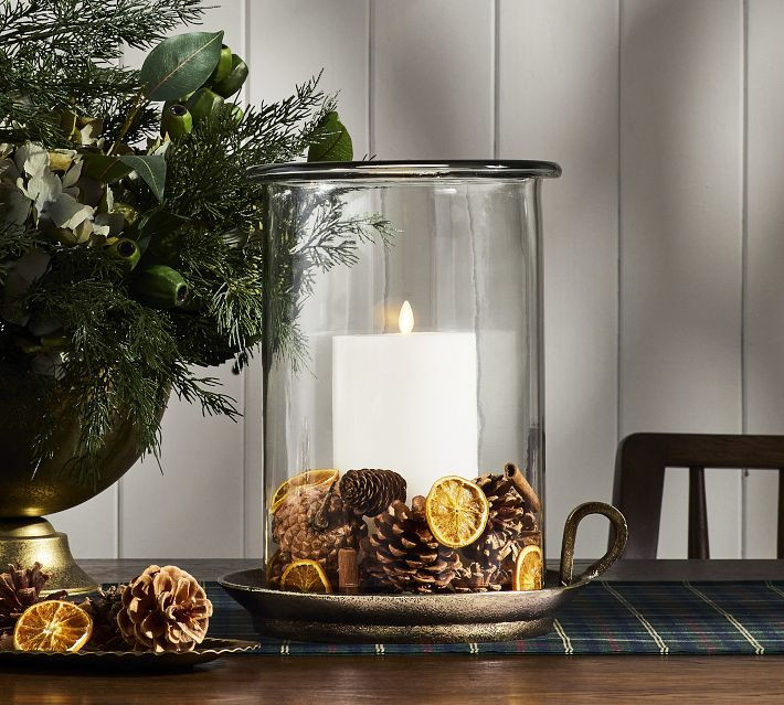 Pinecone & Dried Orange Vase Filler | Pottery Barn (US)