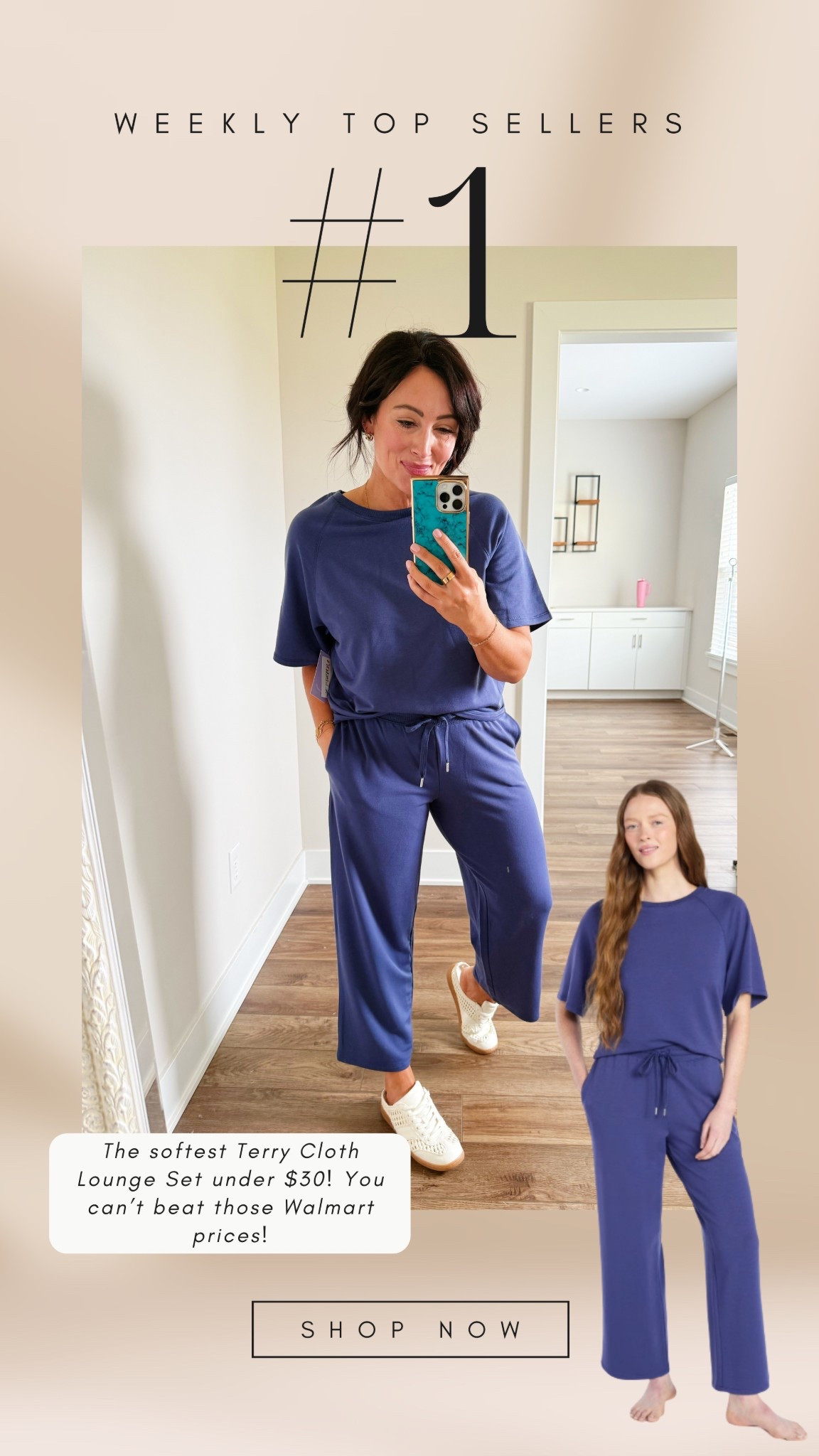 WALMART TRY ON 
• medium set - true to size 
• sneakers true to size 

#LTKSaleAlert #LTKootd #LTKSeasonal