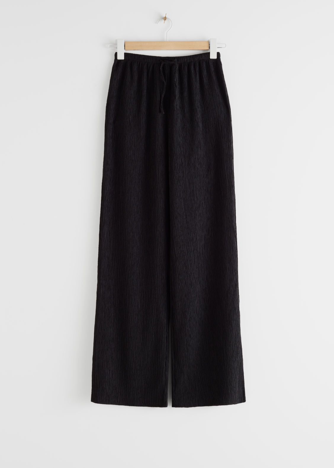 Lyocell Blend Drawstring Flared Trousers | & Other Stories (EU + UK)