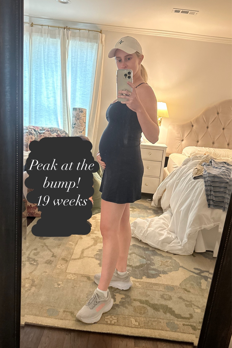 19 weeks
Size up one size! 

#LTKxPrimeDay #LTKunder50 #LTKbump