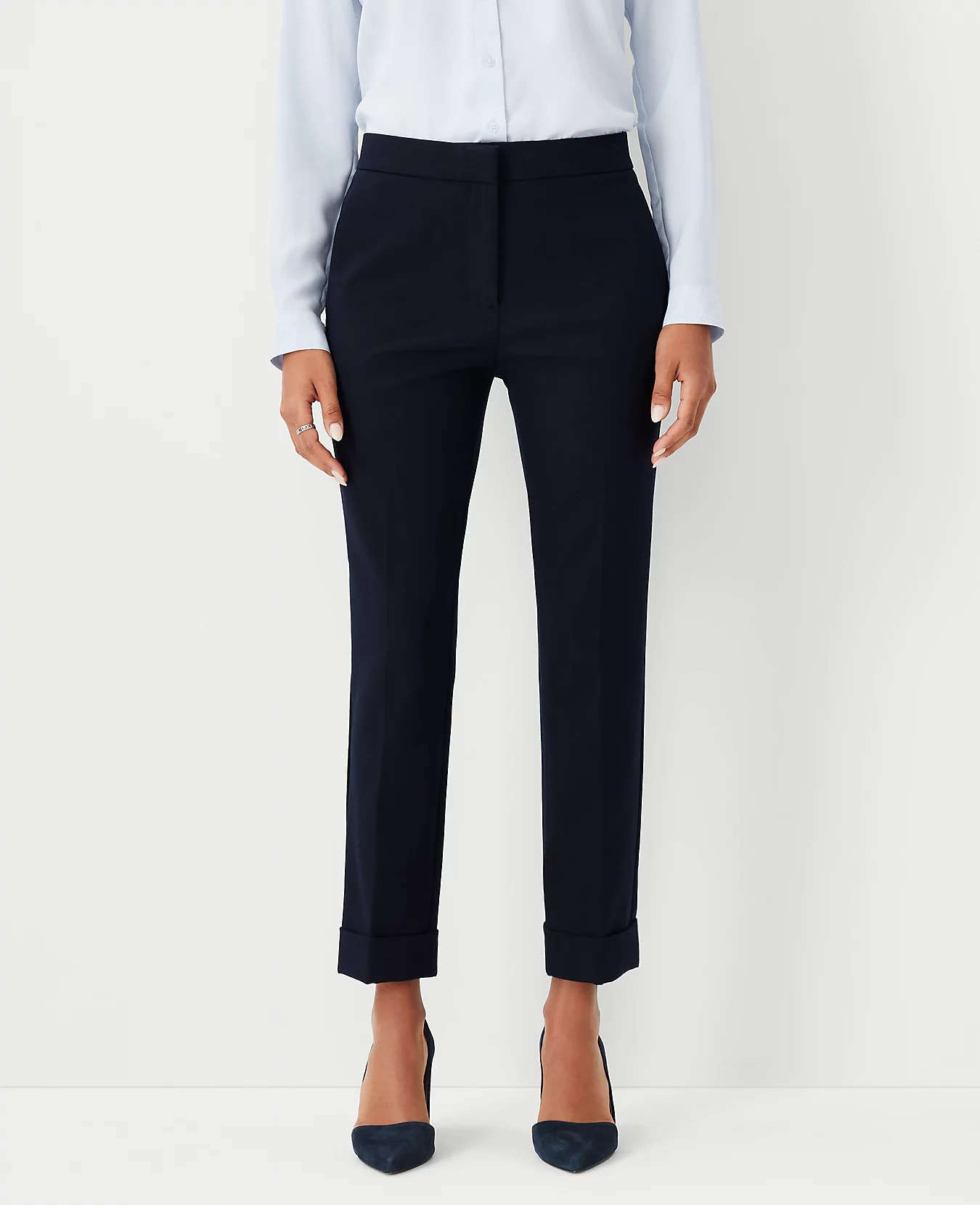 The Petite High Waist Ankle Pant | Ann Taylor | Ann Taylor (US)