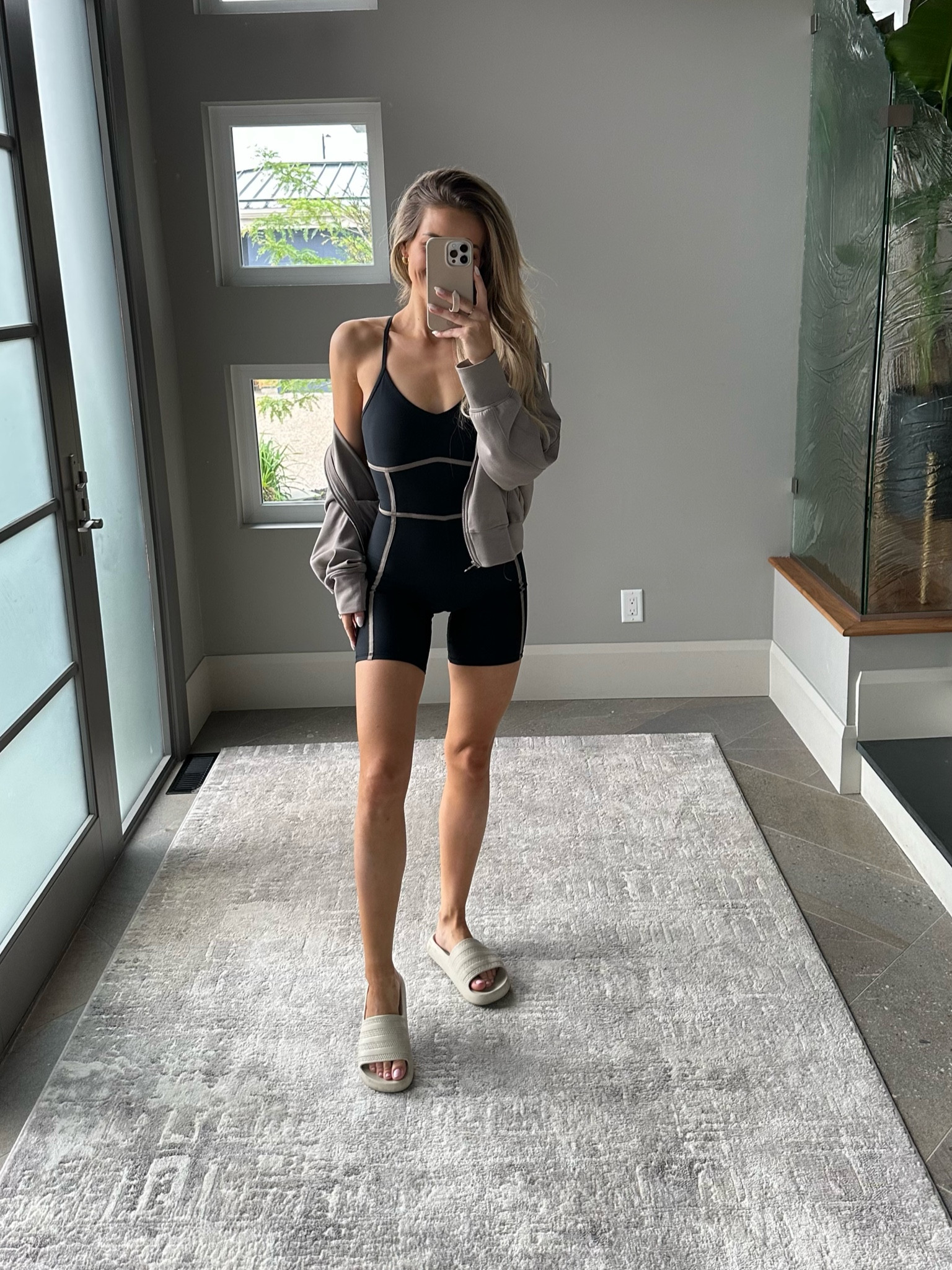 I LOVEa cute onesie, especially when the shorts have a bit of length! 🙌 You get 20% off your entire order with any YPB purchase! 

I wear a size small in their onesies, and most YPB activewear pieces! The sweater is a large, but I would prefer a medium! ✨🫶

#LTKunder100 #LTKFind #LTKstyletip