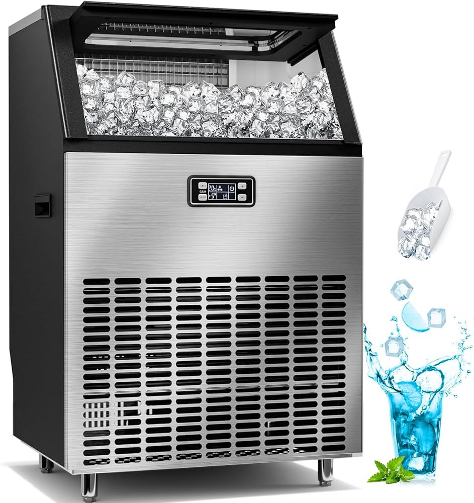 Antarctic Star Commercial Ice Makers, 265 Lbs/24H with 48 Pounds Ice Storage Capacity, Automatic ... | Amazon (US)