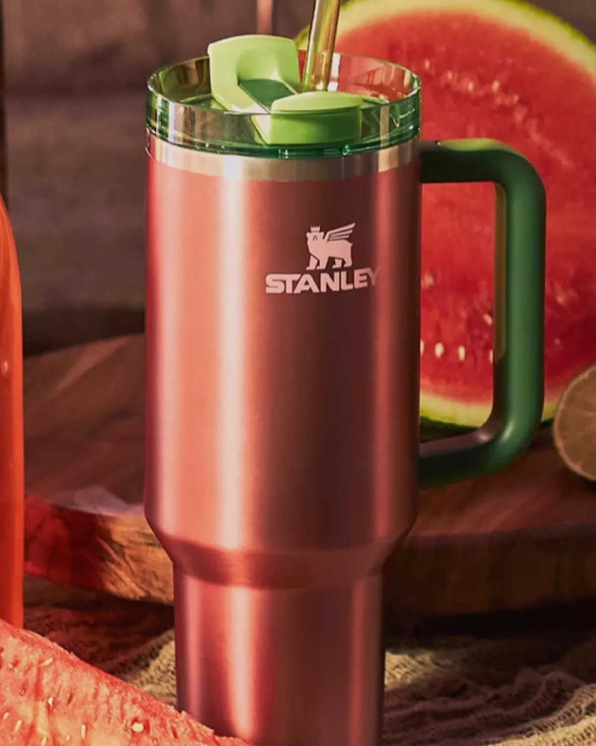 Engraved Watermelon Moonshine Stanley Quencher