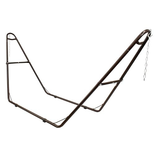 Sunnydaze Decor Universal Double Hammock Stand Only - 550-Pound Capacity - Heavy-Duty Hammock Stand for Outside - Fits 9 to 14 Foot Hammocks - Bronze | Amazon (US)