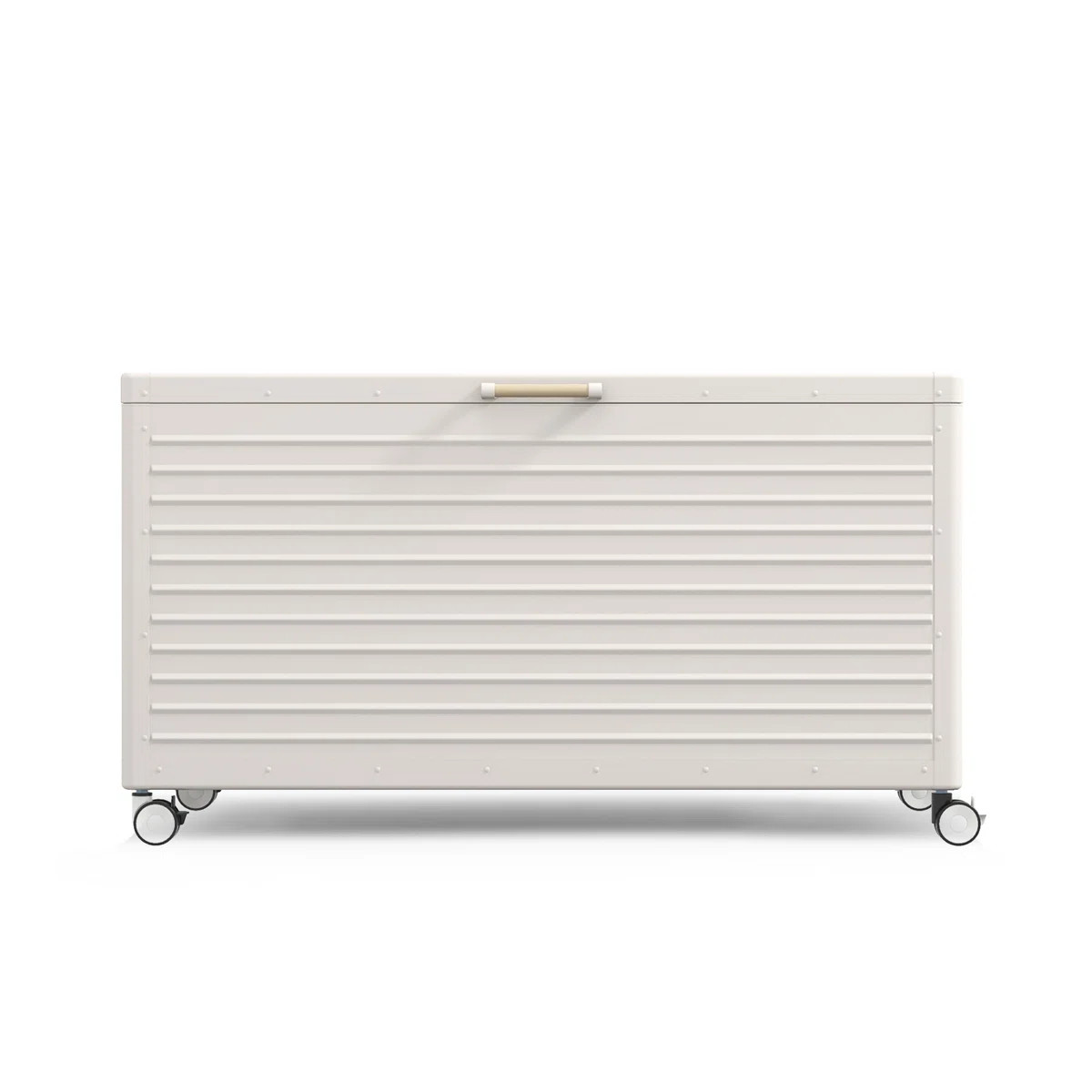 175 Gallon Large Outdoor Deck Box with Wheels | Wayfair North America