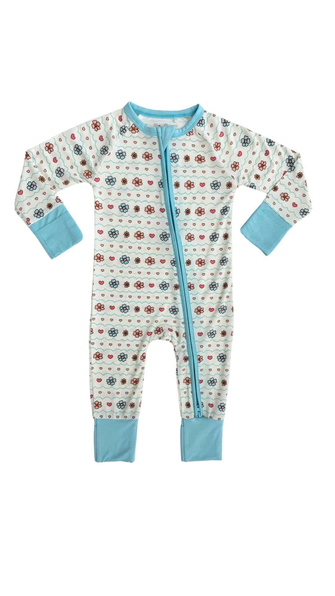 Bella Floral Zipper Romper | In My Jammers